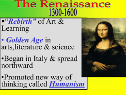 the Renaissance
