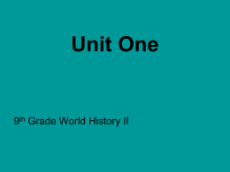 Unit One Chapter 3.4 - 5