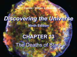 DTU 8e Chap 13 The Deaths of Stars