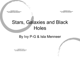 Stars, Galaxies and Black Holes