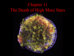 Ch.11 Massive star death