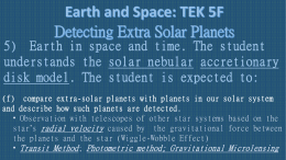 ES 5F Extra Solar Planet Detectionx