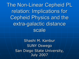 The Non-Linear Cepheid PL relation: Implications for Cepheid