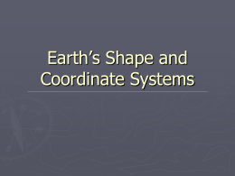 Models and Dimensions of Earth