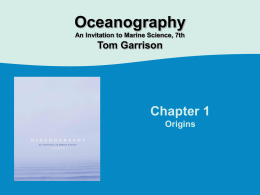 Garrison Oceanography 7e Chapter 1