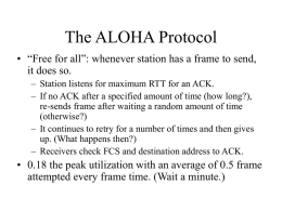 The ALOHA Protocol
