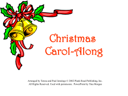 Christmas Carol Along - Bulletin Boards for the Music Classroom