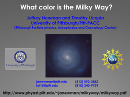 milkyway - University of Pittsburgh