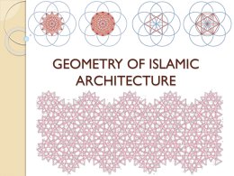 Geometry in Islamic Architecture
