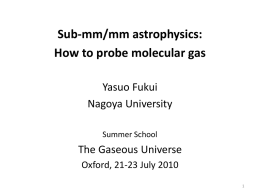 Lecture 1 - University of Oxford Department of Physics