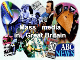 Mass media in Great Britain