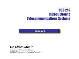 What is Communication - Comsats Institute of Information Technology