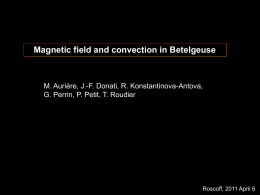 Magnetic field and convection in Betelgeuse