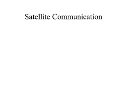 Satellite Communication - univ