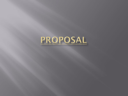 Proposal - Stimulating Physics