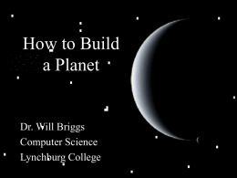 How to Build a Planet