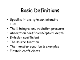 Basic Definitions - Indiana University