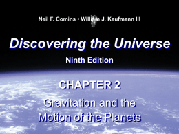 DTU 8e Lecture PPT Chap 2 Gravitation v2