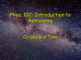 Phys. 102: Introduction to Astronomy
