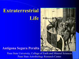 Extraterrestrial Life - Virtual Planetary Laboratory