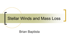 Stellar Winds and Mass Loss