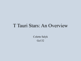 What is a T Tauri star?