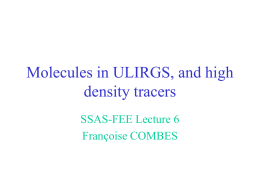 Molecules in ULIRGS, and high density tracers