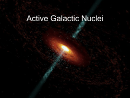 Active Galactic Nuclei - University of Toronto