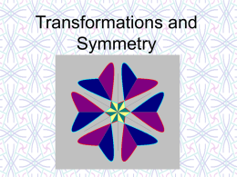 Which are the lines of symmetry?