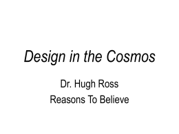 Design in the Cosmos - Azusa Pacific University