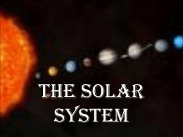 The Solar System - University of North Texas