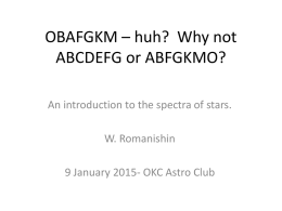 OBAFGKM – huh? Why not ABCDEFG or ABFGKMO?
