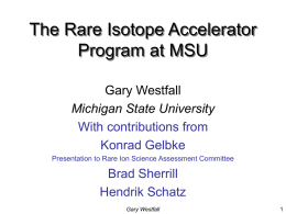 The Rare Isotope Accelerator Program at MSU