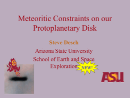 Meteoritic Constraints on Protoplanetary Disks