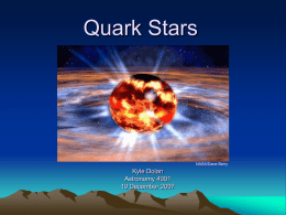 Quark Stars - University of Minnesota