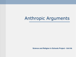 Anthropic Arguments