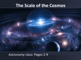 The Scale of the Cosmos