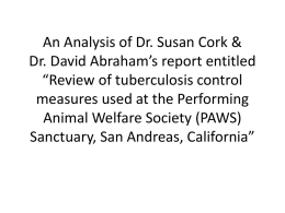 An Analysis of Dr. Susan Cork & Dr. David Abraham’s report
