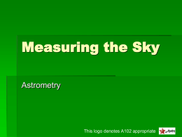 Measuring the Sky - Physics and Astronomy and more!