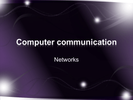 Computer communication