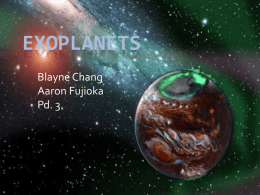 Exoplanets - Mid-Pacific Institute