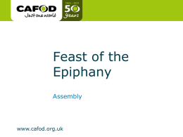 Epiphany assembly powerpoint