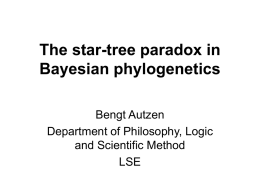 The star-tree paradox in Bayesian phylogenetics
