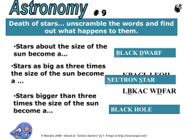 Astronomy 9