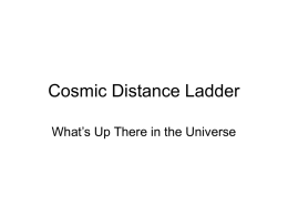 Cosmic Distance Ladder