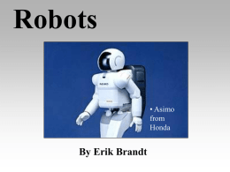 Robots - 6th Grade Science :: Home