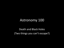 2009_02_02 LP07 Death and Black Holes