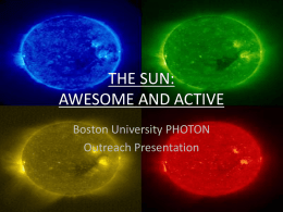 How are images of the Sun taken?