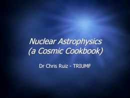Nuclear Astrophysics (a Cosmic Cookbook)