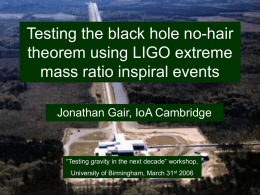 Testing the black hole no-hair theorem using LIGO extreme mass